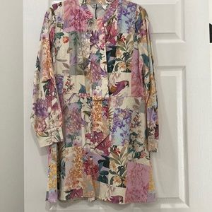 Zara floral long sleeve